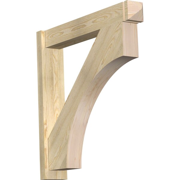 Ekena Millwork Westlake Arts & Crafts Rough Sawn Outlooker, Douglas Fir, 6"W x 34"D x 34"H OUT06X34X34WTL03RDF - main